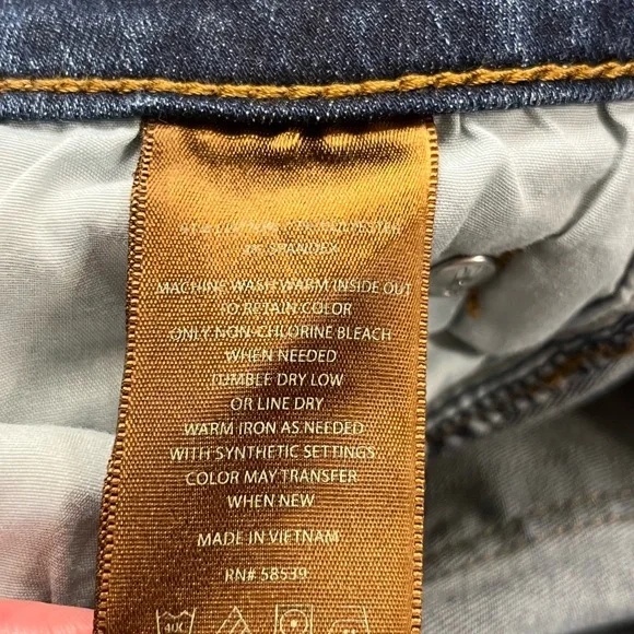 Kut from the Kloth Classic Blue Women's Toothpick Skinny Jeans Size 4 - Picture 9 of 10